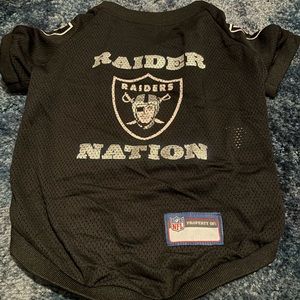 Pets First Las Vegas Raiders Raglan Jersey Size Medium